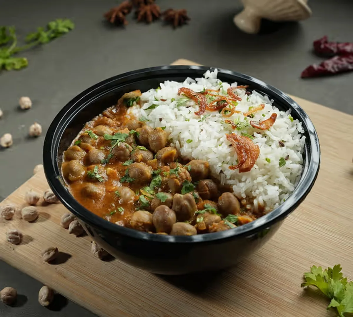 Chole Rice Bowl