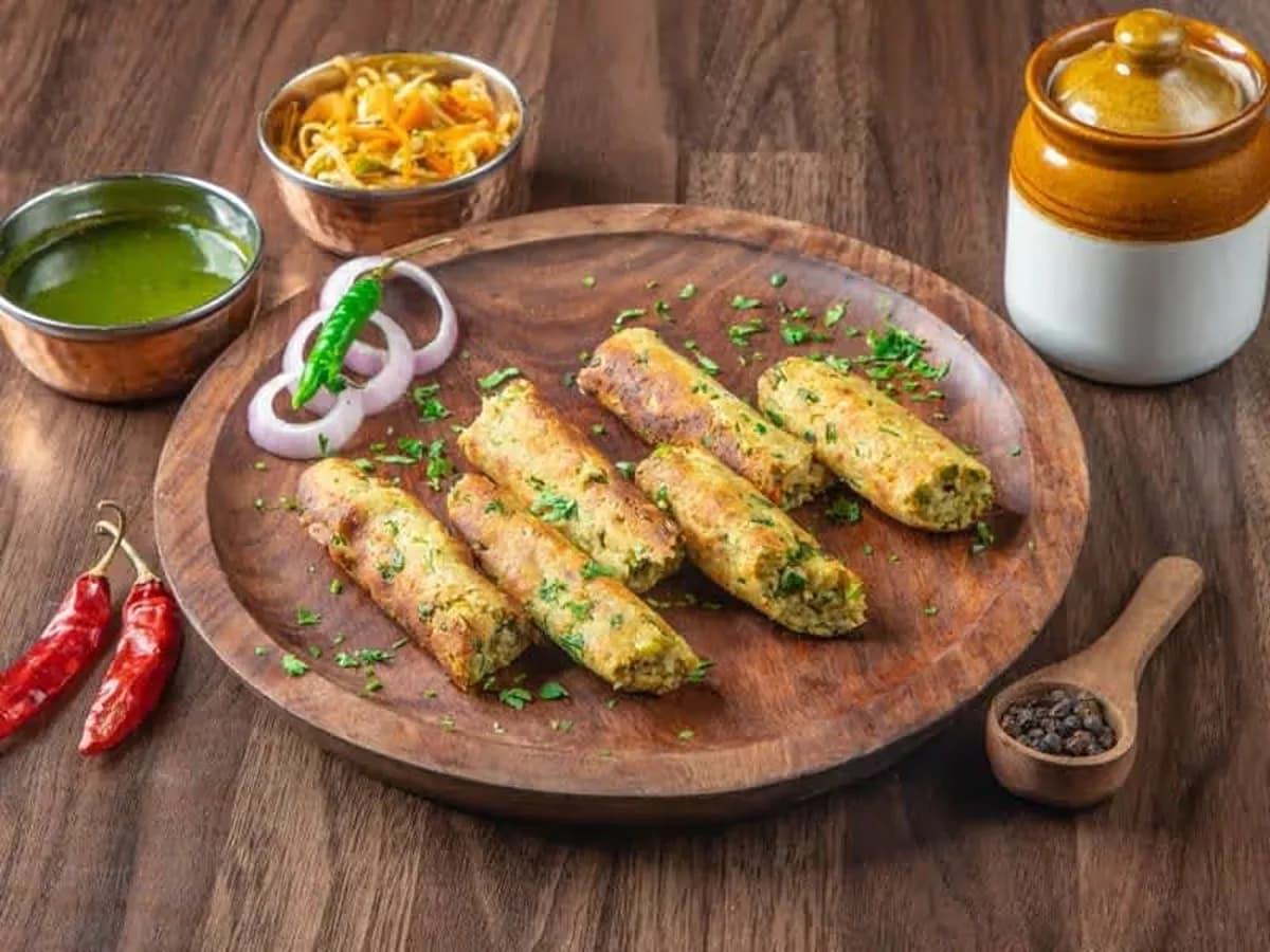 Vegetable Seekh Kebab